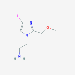 2-(4-Iodo-2-methoxymethyl-imidazol-1-yl)-ethylamine
