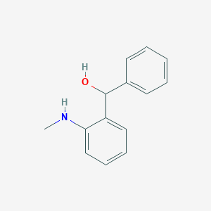 molecular formula C14H15NO B8393824 (2-Methylaminophenyl)-phenylmethanol 