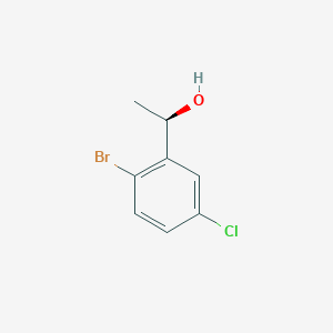 molecular formula C8H8BrClO B8393842 (1R)-1-(2-Bromo-5-Chlorophenyl)Ethanol CAS No. 455957-88-7