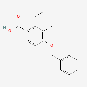 4-Benzyloxy-2-ethyl-3-methylbenzoic acid