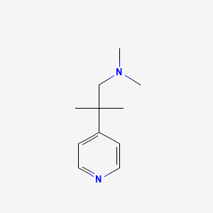 molecular formula C11H18N2 B8393869 N,N,beta,beta-tetramethyl-4-pyridineethanamine 