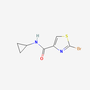 2-bromo-N-cyclopropylthiazole-4-carboxamide