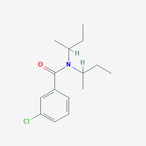 molecular formula C15H22ClNO B8393932 3-chloro-N,N-di-sec.butyl-benzamide 