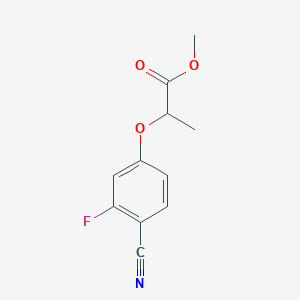 Methyl 2-(4-cyano-3-fluorophenoxy)propanoate