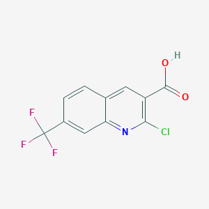 2-Chloro-7-(trifluoromethyl)quinoline-3-carboxylic acid