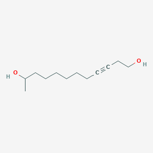 molecular formula C12H22O2 B8394263 1,11-Dihydroxy-3-dodecyne 