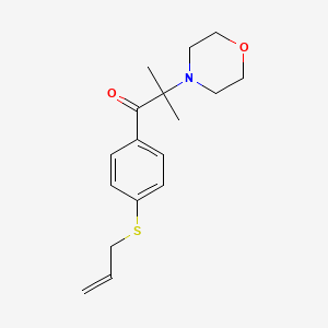 2-Methyl-2-(morpholin-4-yl)-1-{4-[(prop-2-en-1-yl)sulfanyl]phenyl}propan-1-one