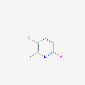 molecular formula C7H8INO B8394314 6-Iodo-3-methoxy-2-methyl-pyridine 