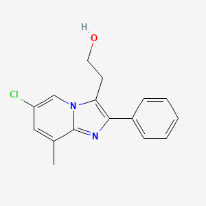 2-(6-Chloro-8-methyl-2-phenyl-imidazo[1,2-a]pyridin-3-yl)-ethanol