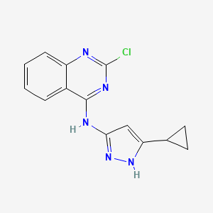2-Chloro-N-(5-cyclopropyl-1H-pyrazol-3-yl)quinazolin-4-amine