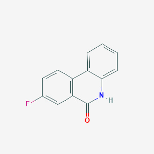 molecular formula C13H8FNO B8394355 8-Fluorophenanthridin-6-ol 