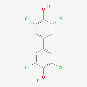 molecular formula C12H6Cl4O2 B083945 3,3',5,5'-Tetrachloro-4,4'-biphenyldiol CAS No. 13049-13-3