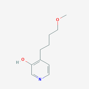 molecular formula C10H15NO2 B8394681 4-(4-Methoxy-butyl)pyridin-3-ol 