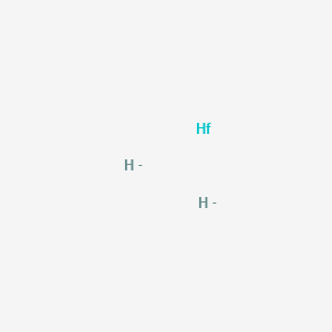 molecular formula H2Hf-2 B083947 Hafnium dihydride CAS No. 12770-26-2
