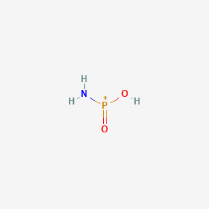 molecular formula H3NO2P+ B8394738 Aminophosphinic acid 