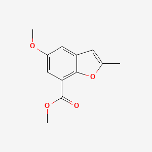 5-Methoxy-2-methyl-benzofuran-7-carboxylic acid methyl ester