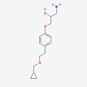 3-[4-(2-(Cyclopropylmethoxy)ethyl)phenoxy]-2-hydroxypropylamine