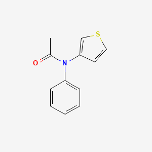 molecular formula C12H11NOS B8394935 N-Phenyl-N-thiophen-3-yl-acetamide 
