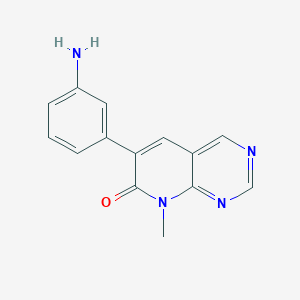 6-(3-aminophenyl)-8-methyl-8H-pyrido[2,3-d]pyrimidin-7-one