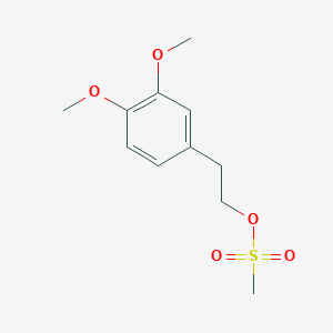 molecular formula C11H16O5S B8395173 3,4-Dimethoxyphenethyl methanesulfonate 