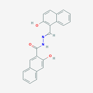 3-Hydroxy-2-naphthoic (2-hydroxy-1-naphthylmethylene) hydrazide