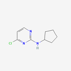 (4-Chloro-pyrimidin-2-yl)-cyclopentyl-amine