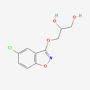 5-Chloro-3-(2,3-dihydroxypropoxy)-1,2-benzisoxazole