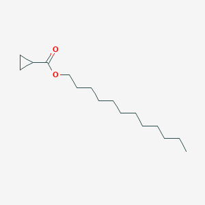 molecular formula C16H30O2 B8395339 Dodecyl cyclopropanecarboxylate 