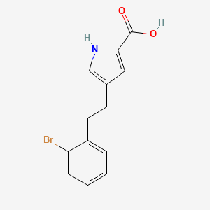 4-[2-(2-bromophenyl)-ethyl]-1H-pyrrole-2-carboxylic acid