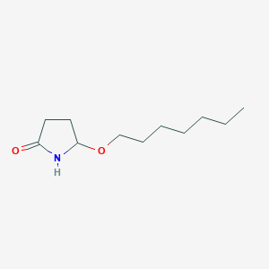 molecular formula C11H21NO2 B8395374 5-(n-Heptyloxy)-pyrrolidin-2-one 