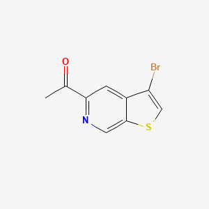 1-(3-Bromo-thieno[2,3-c]pyridin-5-yl)-ethanone
