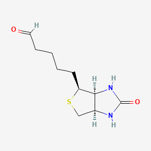5-(Hexahydro-2-oxo-1H-thieno[3,4-D]imidazol-6-YL)pentanal