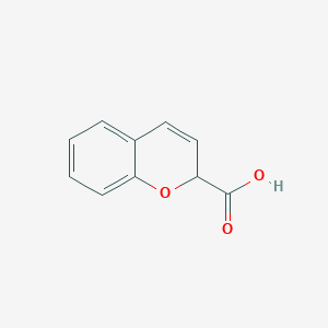 molecular formula C10H8O3 B8395473 2h-1-Benzopyran-2-carboxylic acid 