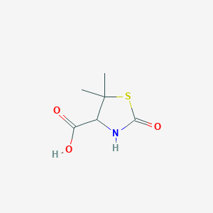 molecular formula C6H9NO3S B8395498 5,5-Dimethyl-2-oxothiazolidine-4-carboxylic acid 
