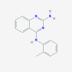 molecular formula C15H14N4 B8395508 2-Amino-4-(2-methylphenylamino)-quinazoline 