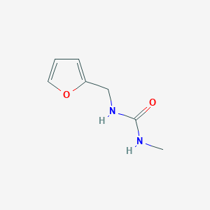 molecular formula C7H10N2O2 B8395561 N-(furan-2-ylmethyl)-N'-methylurea 