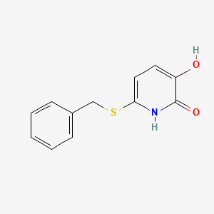 6-(benzylsulfanyl)-3-hydroxypyridin-2(1H)-one