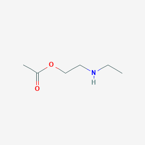 molecular formula C6H13NO2 B8395583 2-(Ethylamino)ethyl acetate 