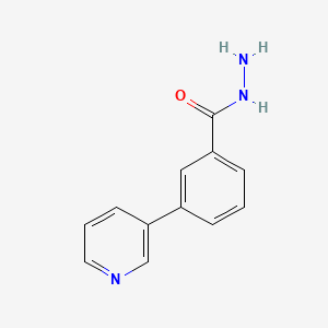 molecular formula C12H11N3O B8395609 3-(Pyridin-3-yl)benzohydrazide CAS No. 900514-76-3