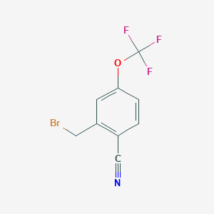 2-(Bromomethyl)-4-(trifluoromethoxy)benzonitrile