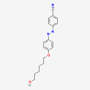 molecular formula C19H21N3O2 B8395667 4-(6-Hydroxyhexyloxy)-4'-cyanoazobenzene CAS No. 88216-53-9