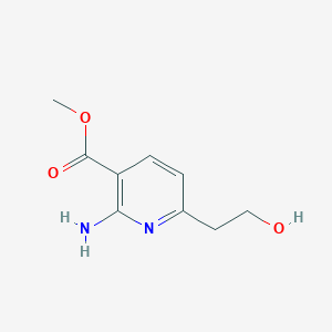 Methyl 2-amino-6-(2-hydroxyethyl)nicotinate