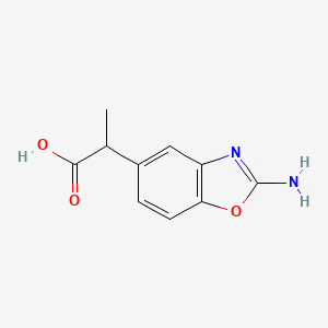 2-(2-Amino-5-benzoxazolyl) propionic acid