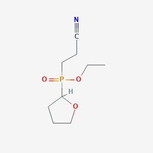 Ethyl 2-cyanoethyl(tetrahydrofuran-2-yl)-phosphinate