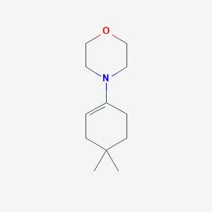 molecular formula C12H21NO B8395843 4-(4,4-Dimethyl-cyclohex-1-enyl)-morpholine 