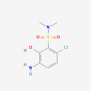 N,N-Dimethyl-3-amino-6-chloro-2-hydroxybenzenesulfonamide