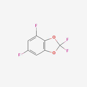 molecular formula C7H2F4O2 B8395883 2,2,4,6-Tetrafluorobenzo[d][1,3]dioxole 