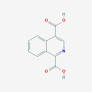 molecular formula C11H7NO4 B8395893 Isoquinoline-1,4-dicarboxylic acid 