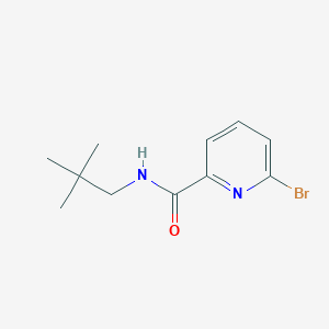 molecular formula C11H15BrN2O B8396068 6-Bromo-pyridine-2-carboxylic acid (2,2-dimethyl-propyl)-amide 