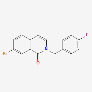 7-Bromo-2-(4-fluorobenzyl)isoquinolin-1(2H)-one